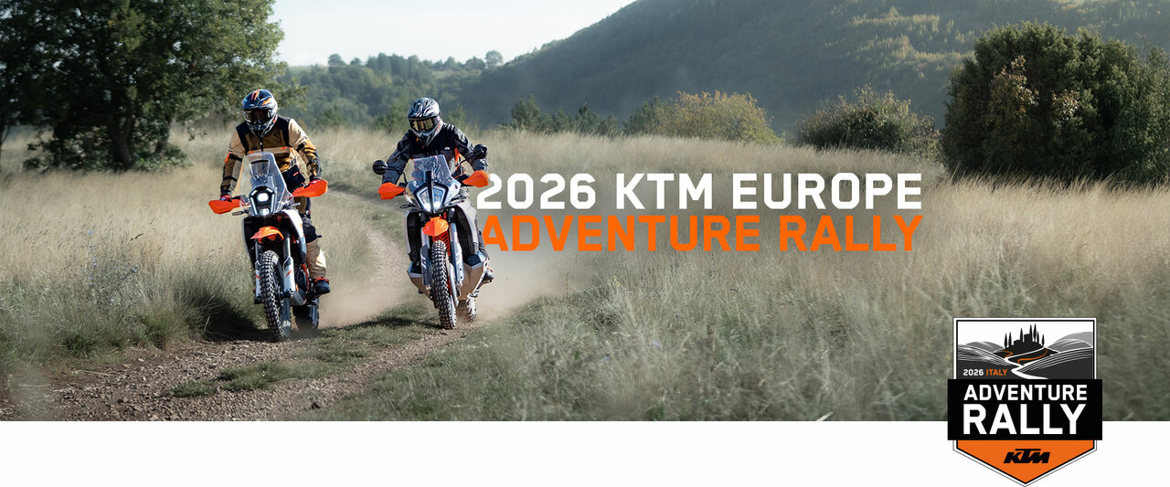 CIAO ITALIEN! SAVE THE DATE FÜR DIE KTM EUROPE ADVENTURE RALLY 2026 – DAS ULTIMATIVE ABENTEUER IN UMBRIEN.