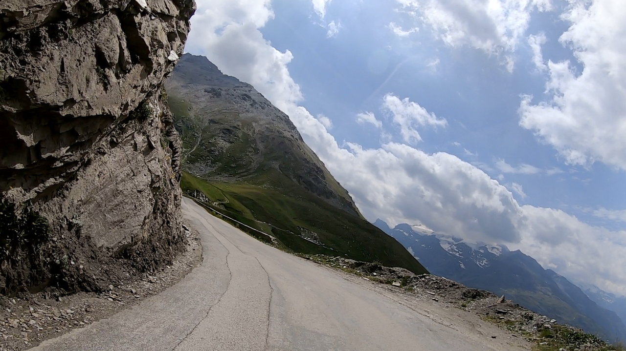 Impression von der Südrampe des Col de l'Iseran.