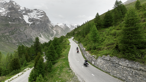 Col de l'Iseran, Nordrampe oberhalb von Val d'Isere