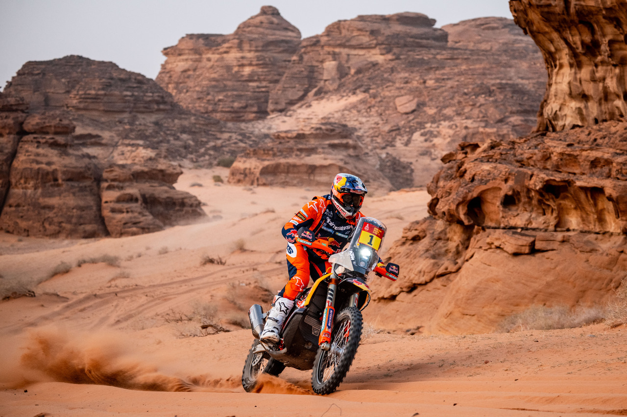 Rallye Dakar 2026, Tag 4: KTM-Pilot Sanders belegt Platz 3.