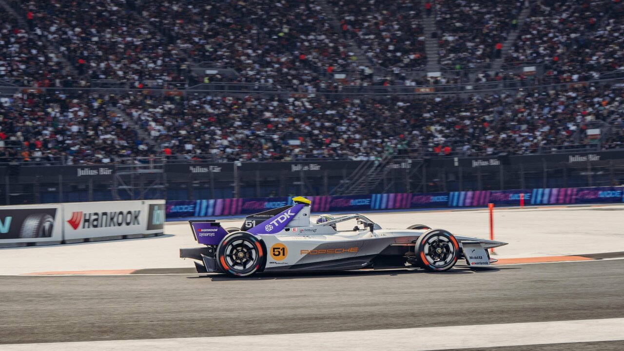 Formel E 2026 | Mexico E-Prix: Vier Porsche-Fahrzeuge unter den Top 9.
