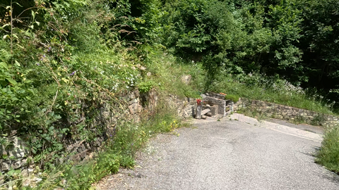 Monte Zoncolan, alte Ostrampe: das typische Straßenbild.