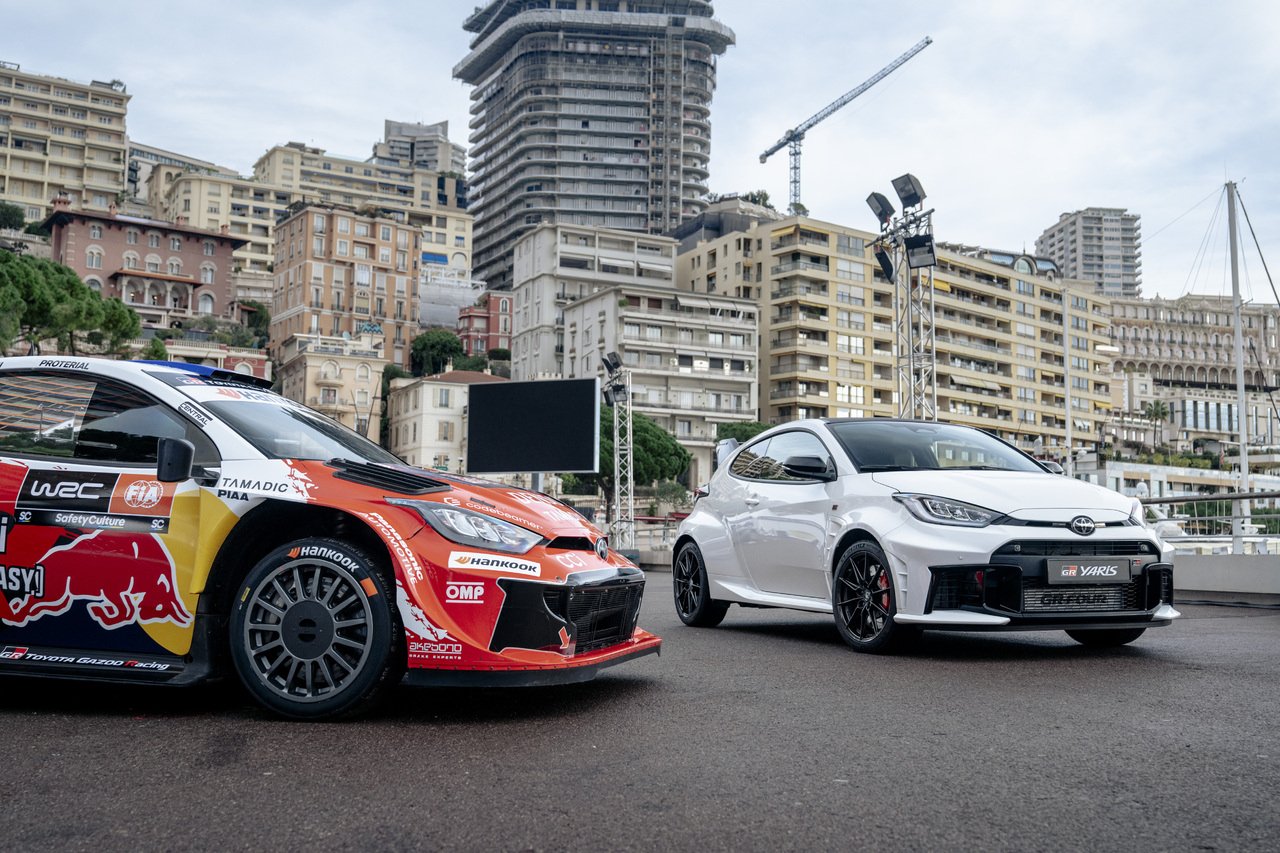 Toyota präsentierte neuen GR Yaris Aero Performance bei der Rallye Monte-Carlo.