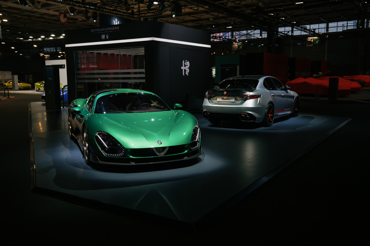 BOTTEGAFUORISERIE glänzt bei Ultimate Supercar Garage mit Alfa Romeo und Maserati.