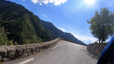 Nordrampe des Col de Turini – abwechslungsreich und landschaftlich etwas ganz besonderes.