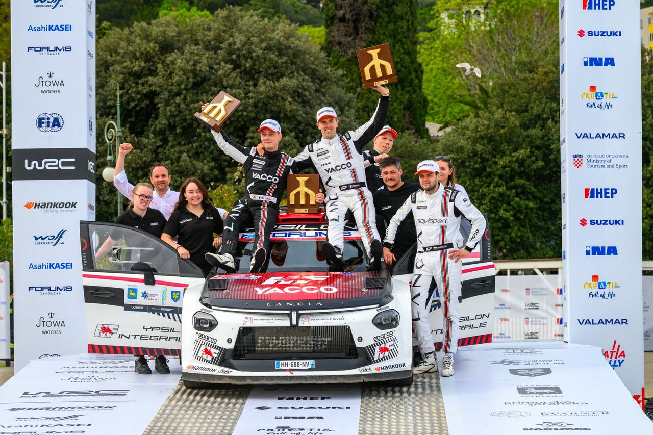WRC 2 2026 | Rallye Kroatien: Lancia Corse feiert mit Rossel–Dunand den ersten WRC-Sieg bei der Rallye Kroatien.