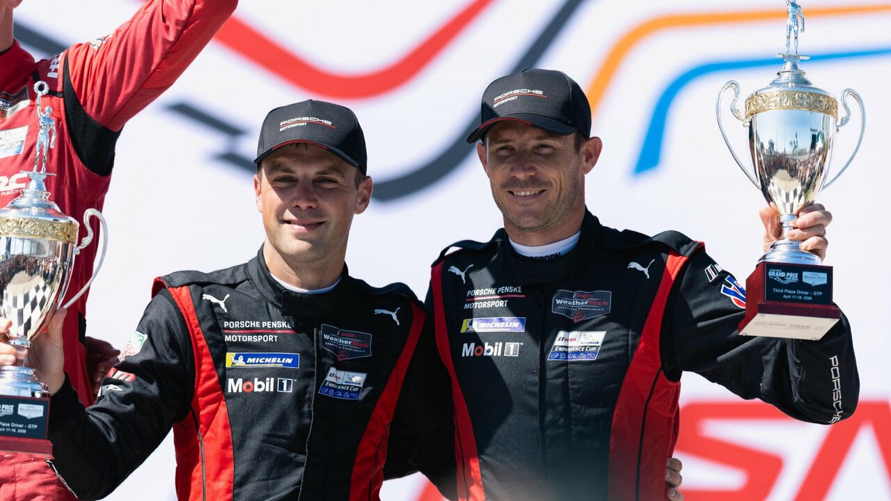 IMSA 2026: Porsche verteidigt Meisterschaftsführung mit Podestplatz in Long Beach.