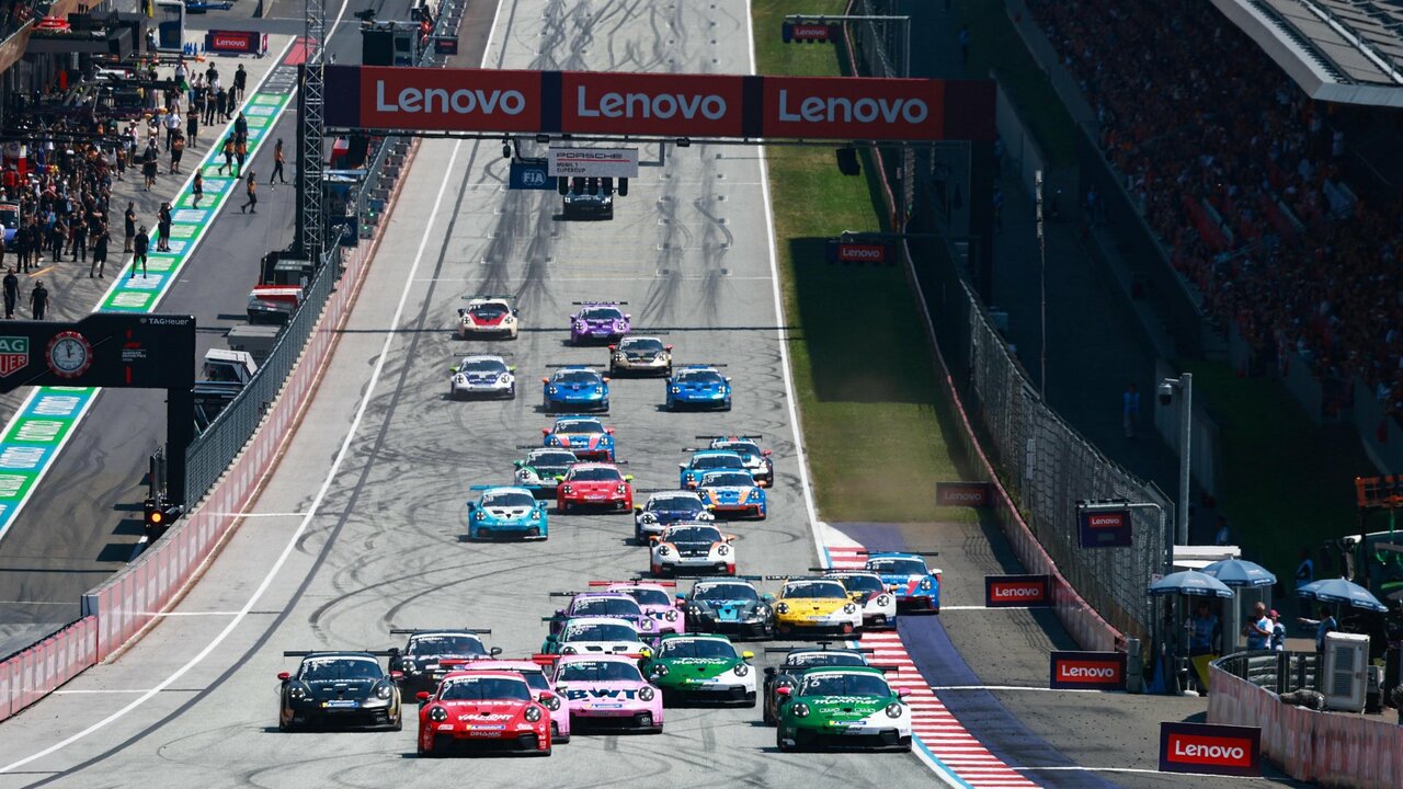 Robert de Haan gewinnt den dritten Saisonlauf des Porsche Supercup.