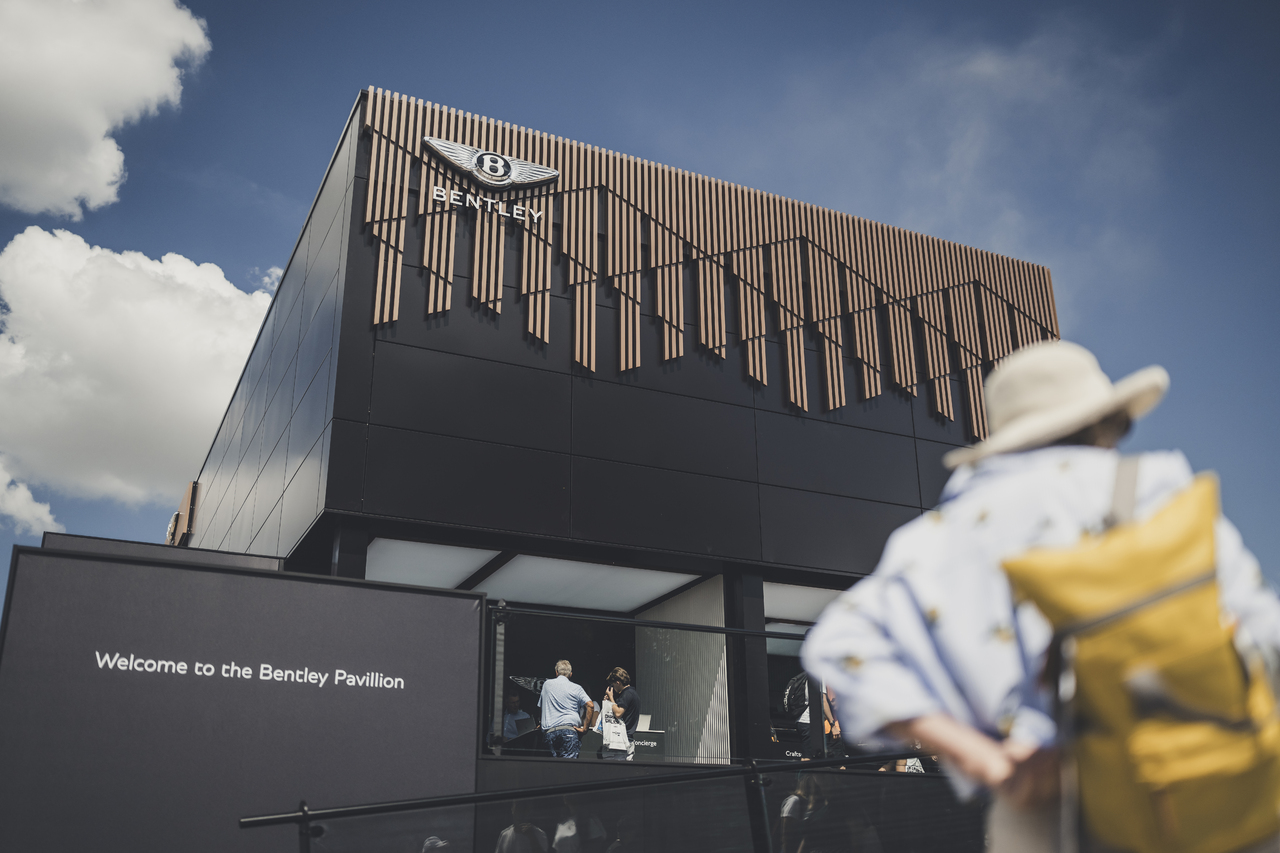 Bentleys Präsentation der überarbeiteten Modelle in Goodwood.