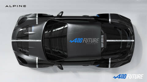 Die Zukunft der A110: Prototyp Alpine A110 Future beim Festival of Speed.