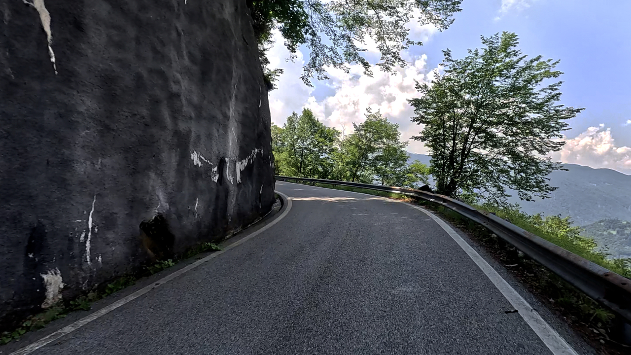Impression von der Nordrampe, in der Nähe der Tunnel.