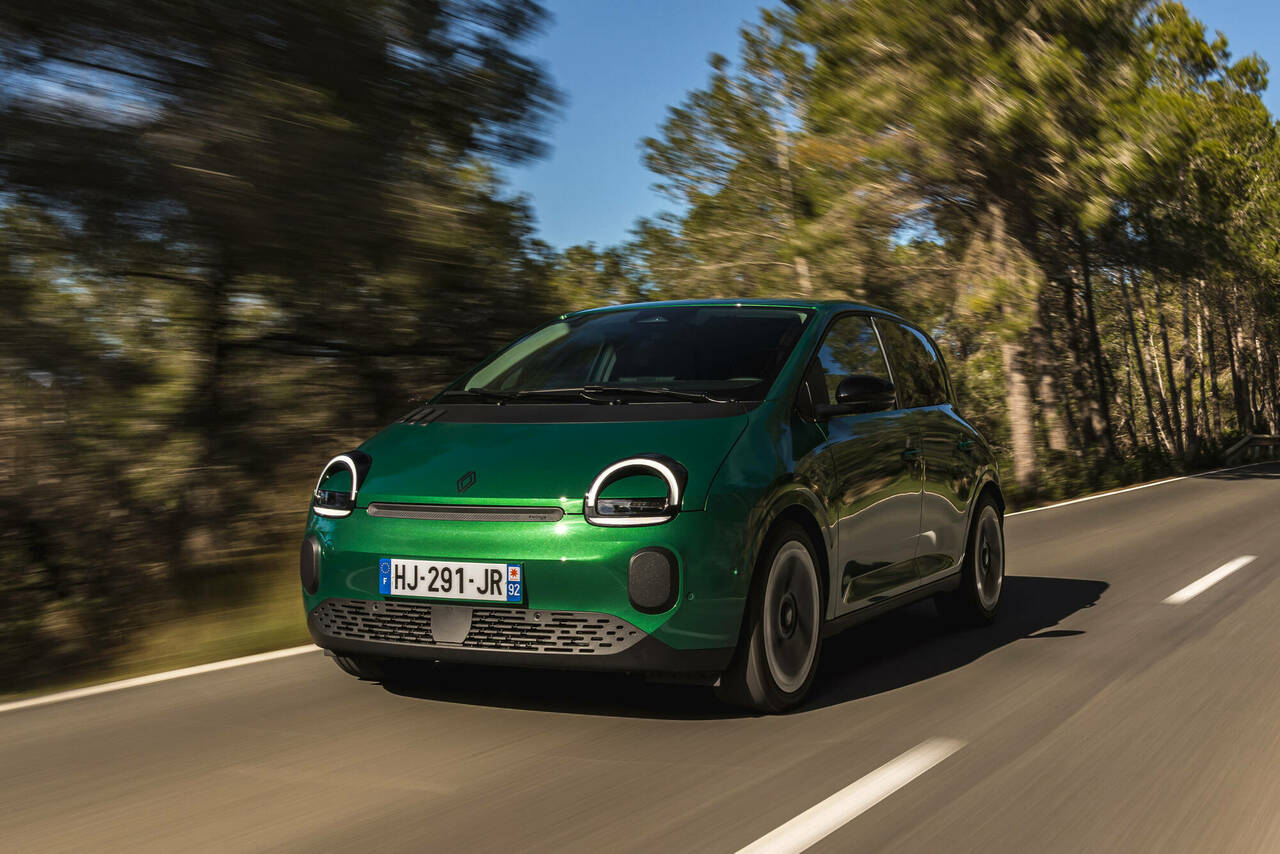 Renault Twingo E-Tech elektrisch erzielt Rekordwert bei 130 km/h.