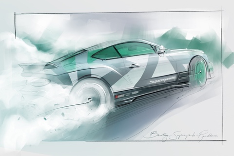 Festival of Speed Kunst Bentley Stefan Marjoram.JPG