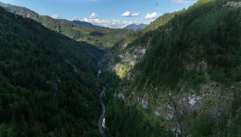 Der Hengstpass, 965 Meter: Einstieg in die nordöstlichen Alpen.