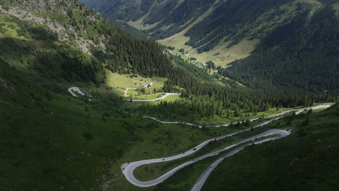 Der Sölkpass, 1788 Meter hoch – sehr abwechslungsreiche Strecke mit malerischen Aussichten.