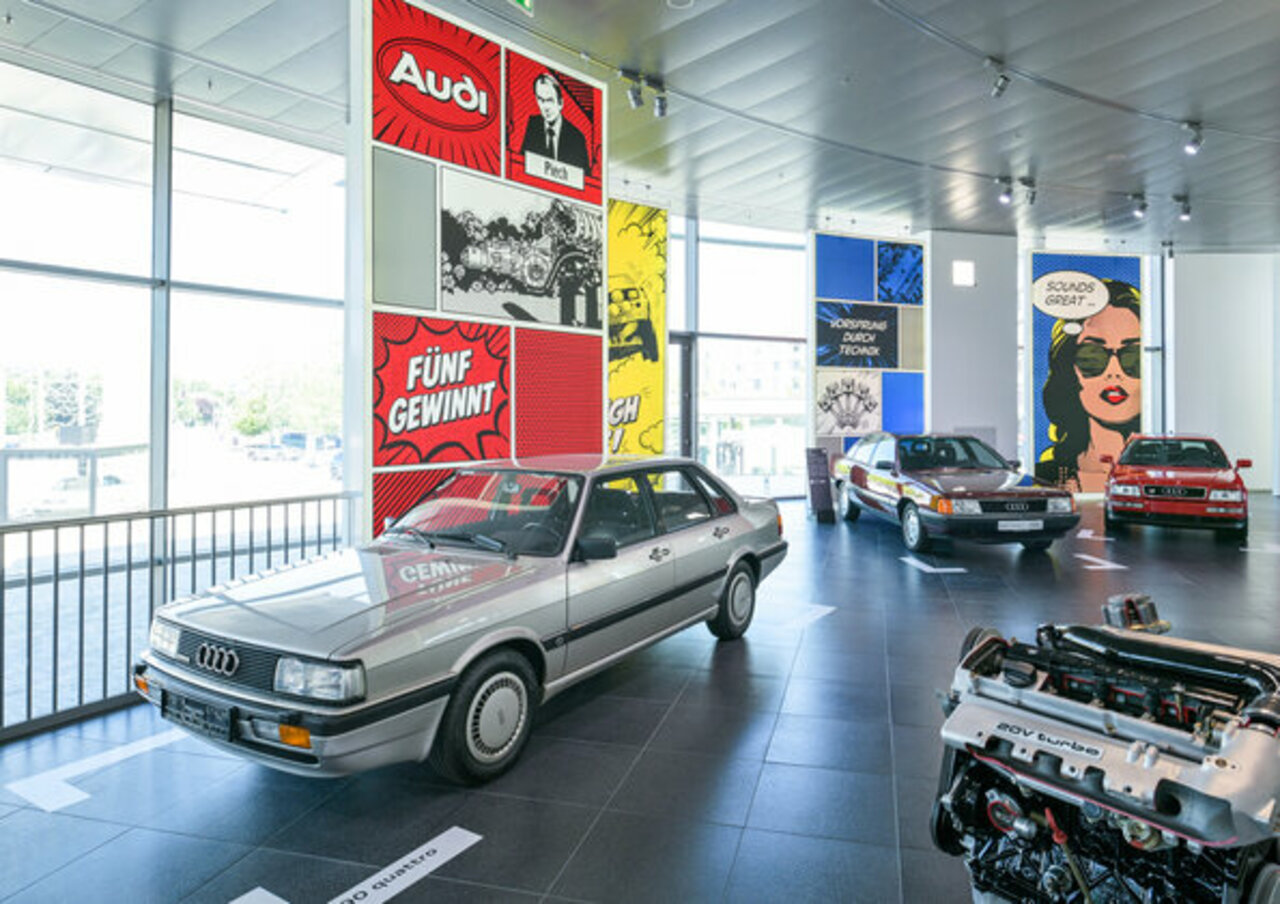 „1-2-4-5-3: 50 Jahre Audi Fünfzylindermotor“ Neue Sonderausstellung im Audi museum mobile.