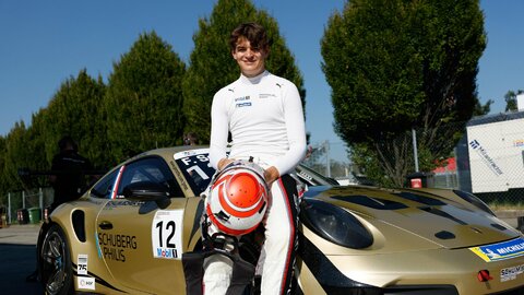 Chester Kieffer ist Rookie-Champion des Porsche Mobil 1 Supercup.