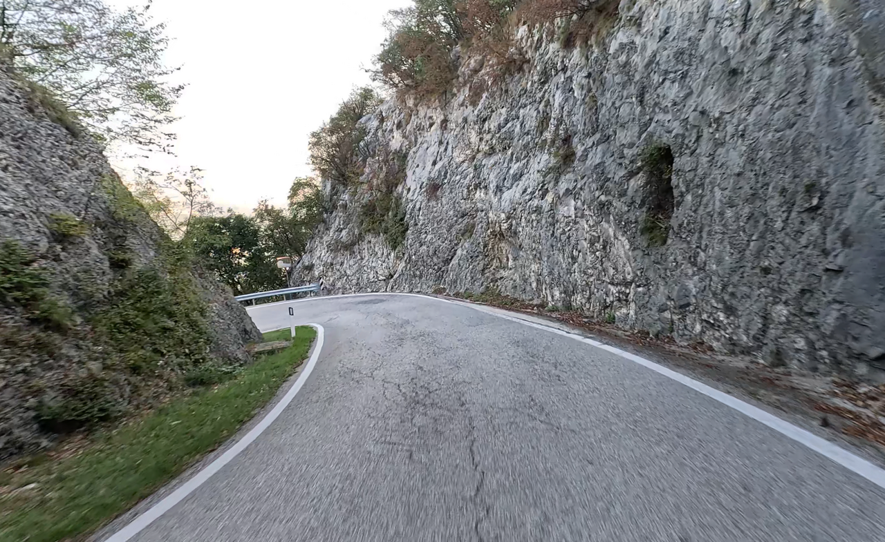 Impression von der Nordrampe des Passo delle Fittanze della Sega.