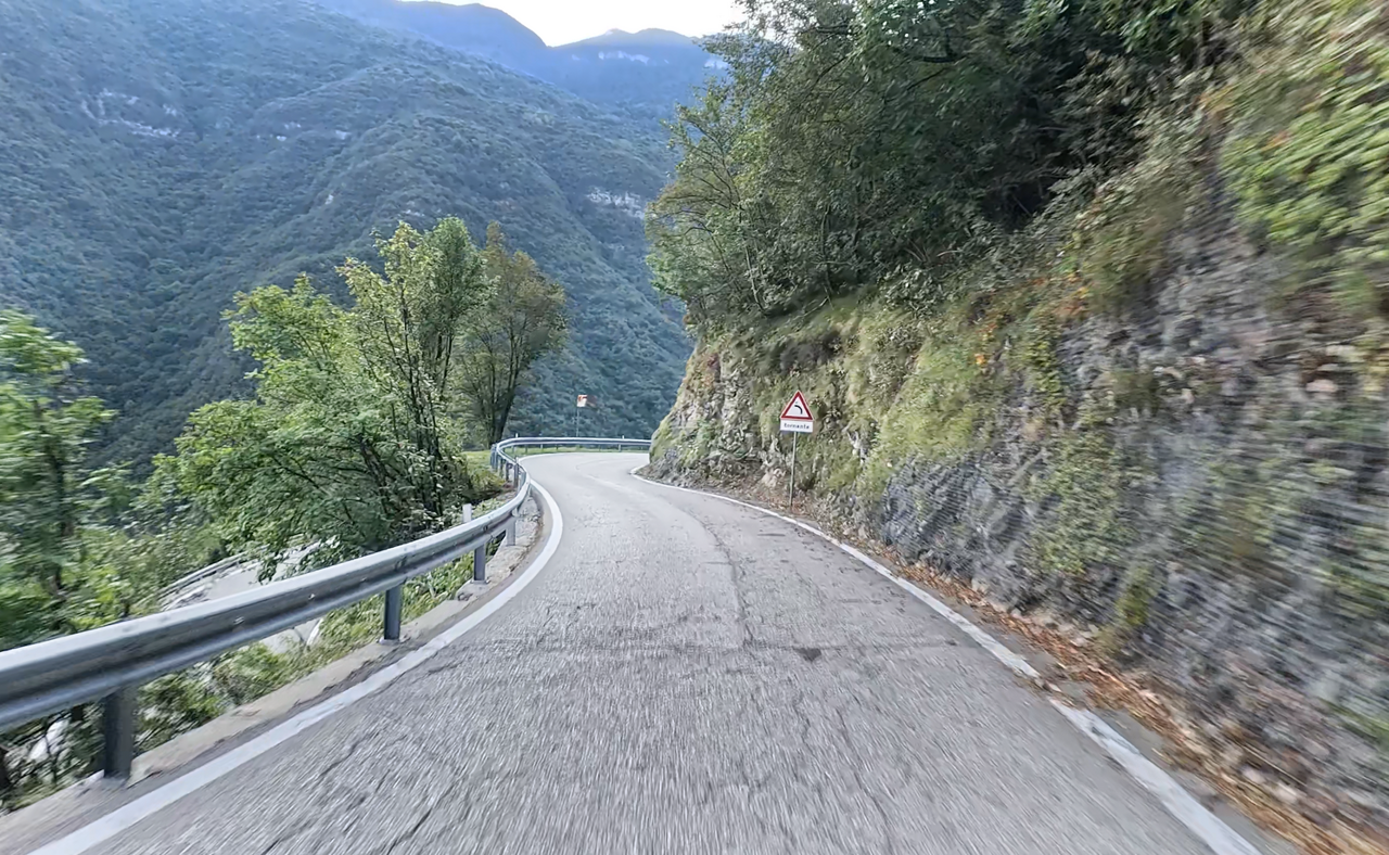 Impression von der Nordrampe des Passo delle Fittanze della Sega.