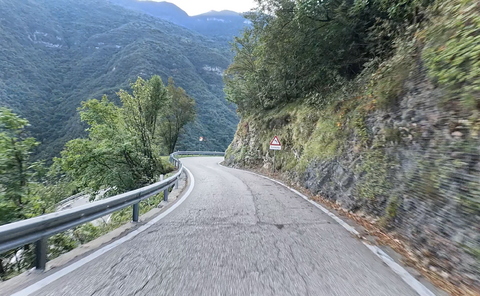 Impression von der Nordrampe des Passo delle Fittanze della Sega.