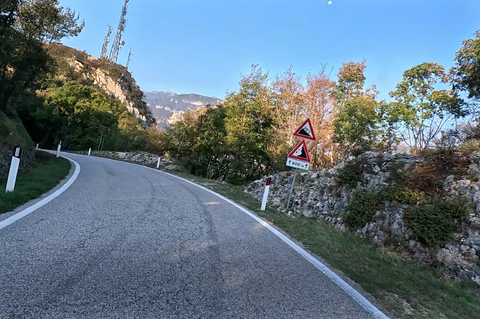 Impression von der Nordrampe des Passo delle Fittanze della Sega.