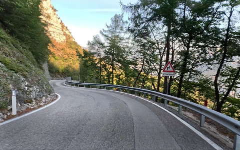 Impression von der Nordrampe des Passo delle Fittanze della Sega.