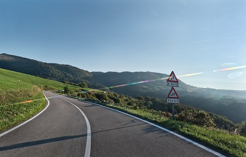 Impression von der Südwest-Rampe oberhalb des Ortes Fosse.