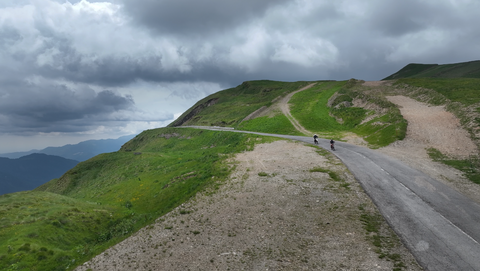 Blick hinunter Richtung Passo del Maniva.