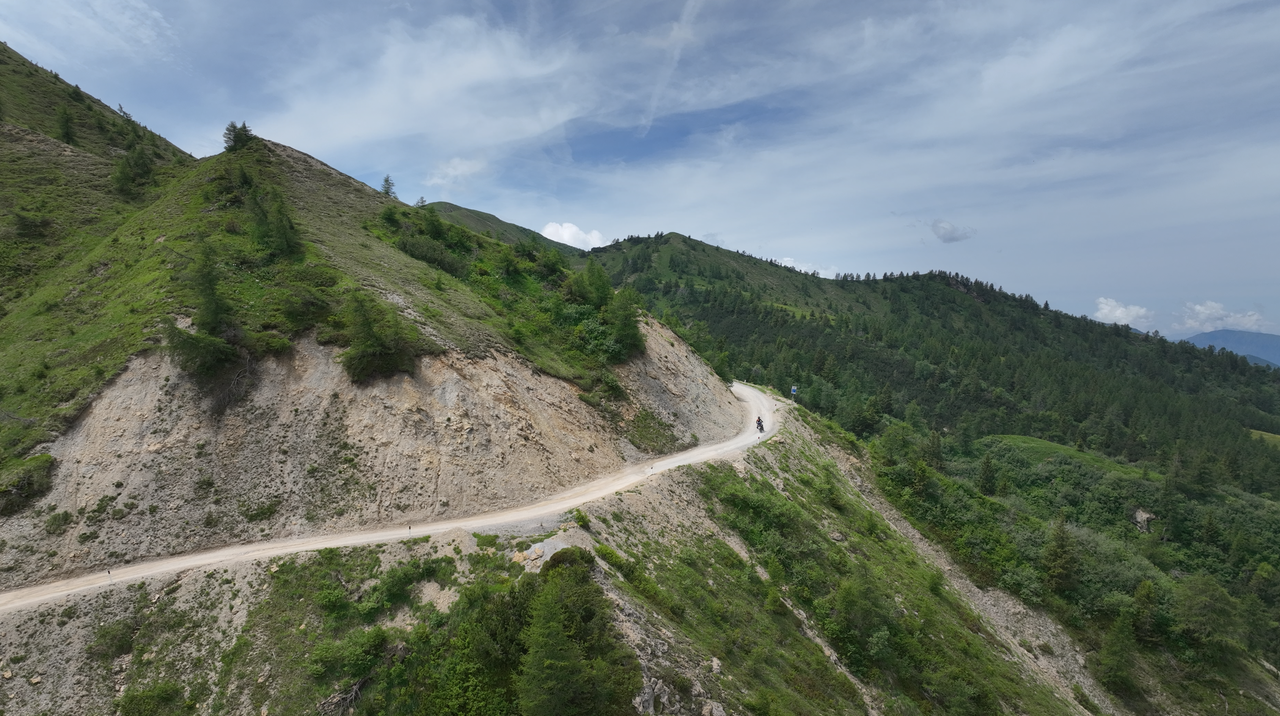 Impression von der Kammstrecke Strada delle Tre Valli.
