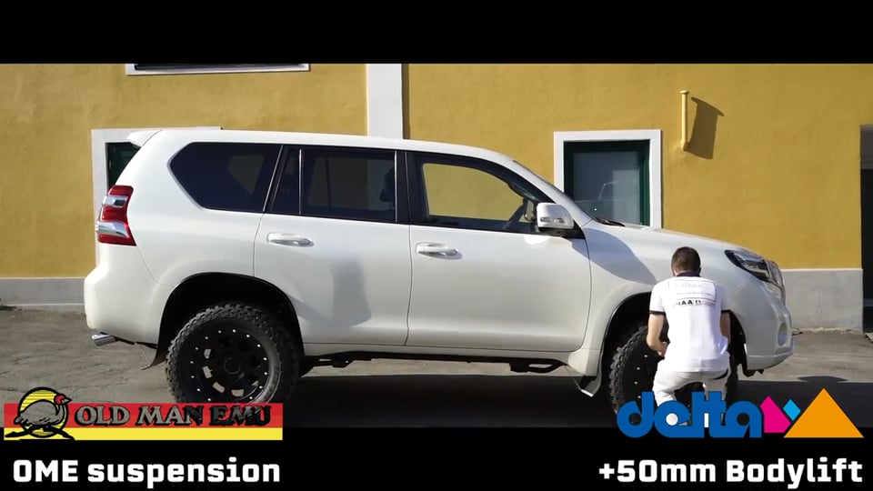 Toyota Landcruiser J15 with two lift kits (OME + delta4x4)