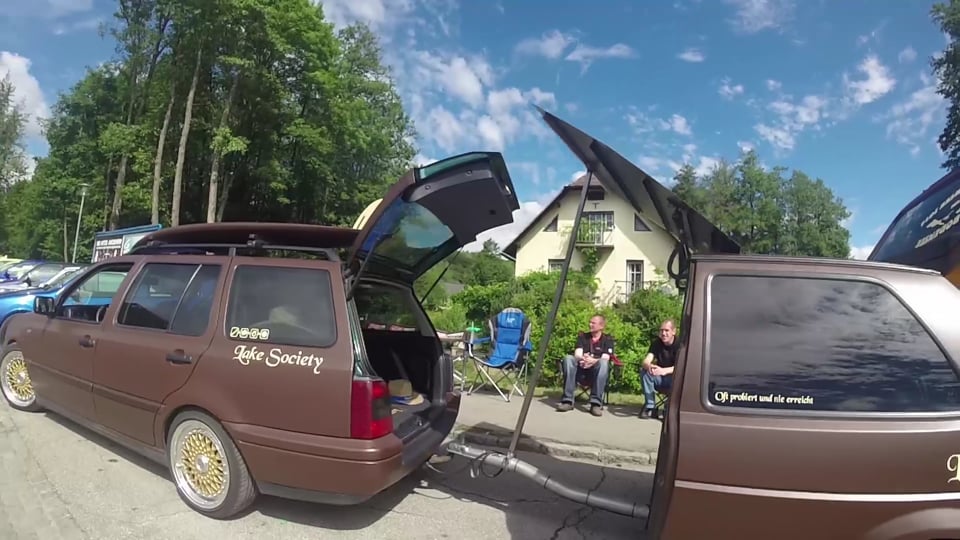 Golf's in einer Reihe