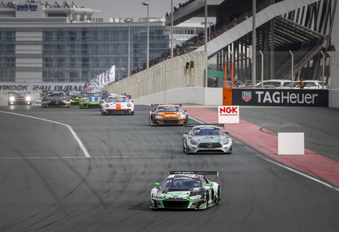 Audi Sport News: R8 MS – Zwei Podiumsplätze für Audi Sport in Dubai.